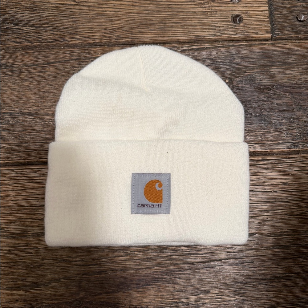 Carhartt Cream Knit Beanie
